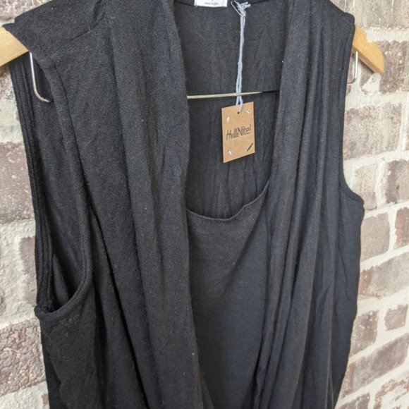 NWT / HELLO NITE! / BLACK SCOOP NECK TANK TOP / SMALL - Picture 10 of 13